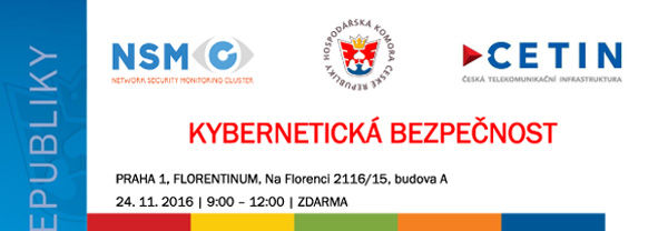 Novicom na semináři Hospodářské komory - Kybernetická bezpečnost, Praha (pozor: změna termínu)