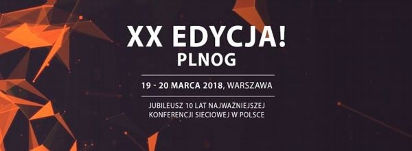 Novicom at PLNOG 2018 conference in Warsaw