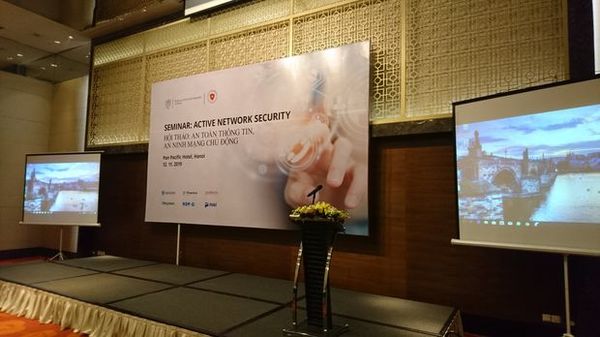Czeskie rozwiązania Novicom na seminarium Active Network Security w Hanoi, stolicy Wietnamu
