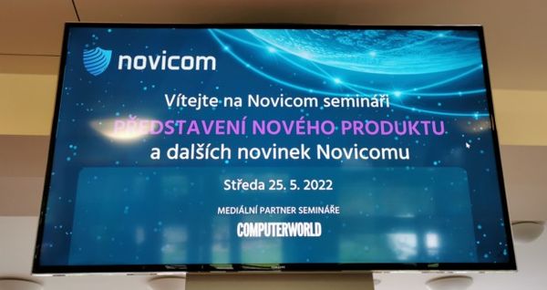 Seminář s ohlášením změn a nových produktů Novicom CCM a Novicom ACADEMY