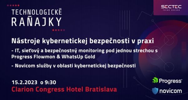 Novicom a Progress na akci Technologické raňajky v Bratislavě