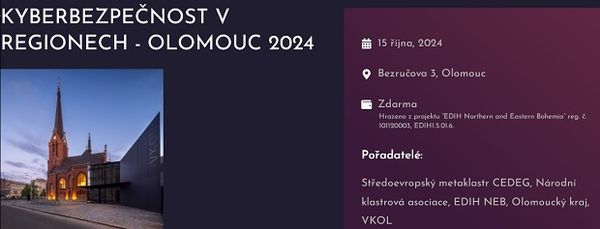 Řešení pro kybernetické zabezpečení sítí představí Novicom na konferenci v Olomouci